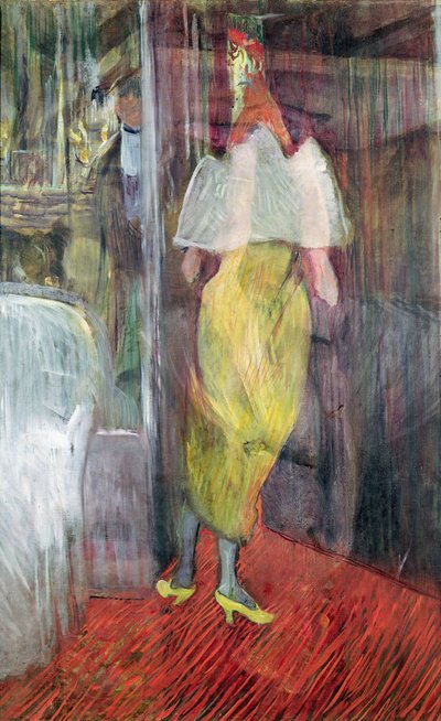 Donna che Entra in un Palco al Teatro, 1894 da Henri de Toulouse Lautrec